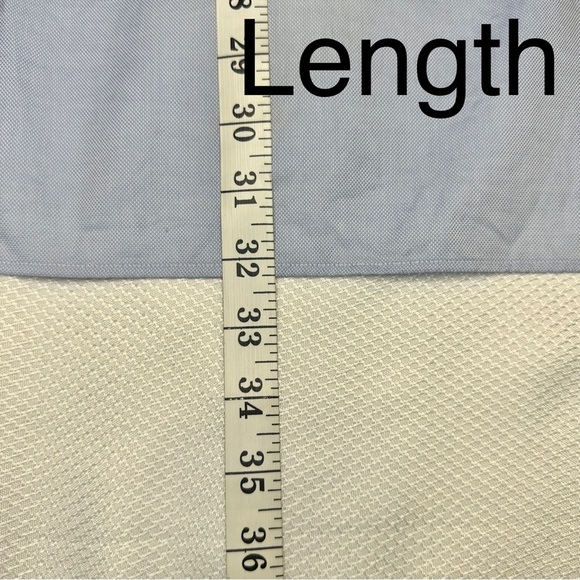 Massimo Dutti Slim Fit Sky Blue Cotton Shirt Sz17 - Picture 8 of 8